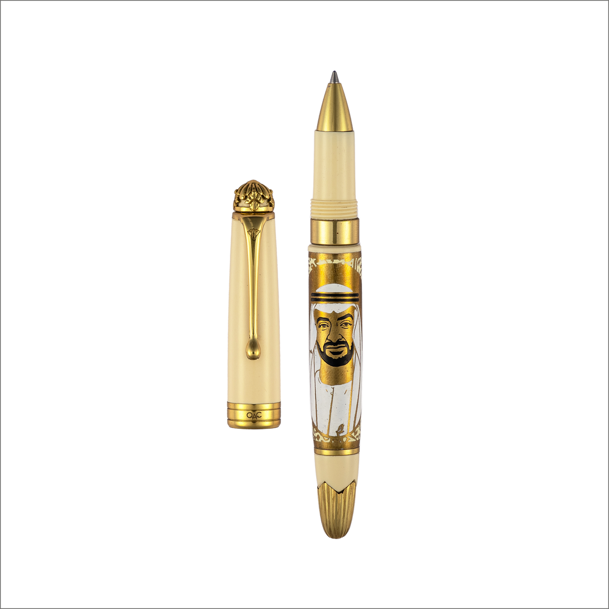 Noble Sheikh Mohammed Bin Zayed Bin Sultan Al Nahyan Roller Ball Pen Ivory