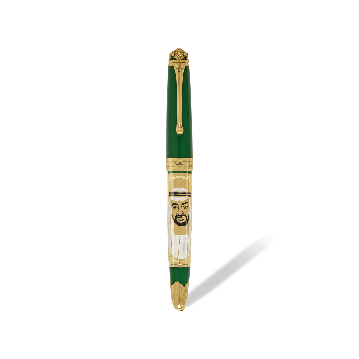 Noble Sheikh Mohammed Bin Zayed Bin Sultan Al Nahyan Roller Ball Pen Green