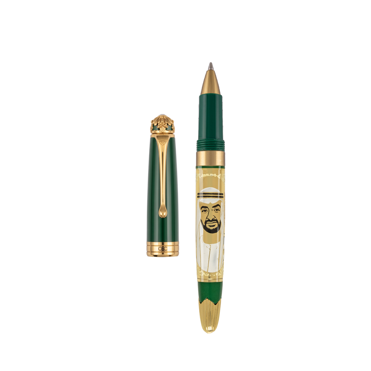 Noble Sheikh Mohammed Bin Zayed Bin Sultan Al Nahyan Roller Ball Pen Green