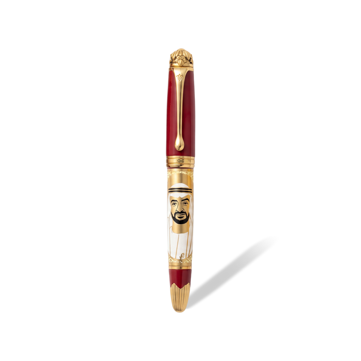 Noble Sheikh Mohammed Bin Zayed Bin Sultan Al Nahyan Roller Ball Pen Red