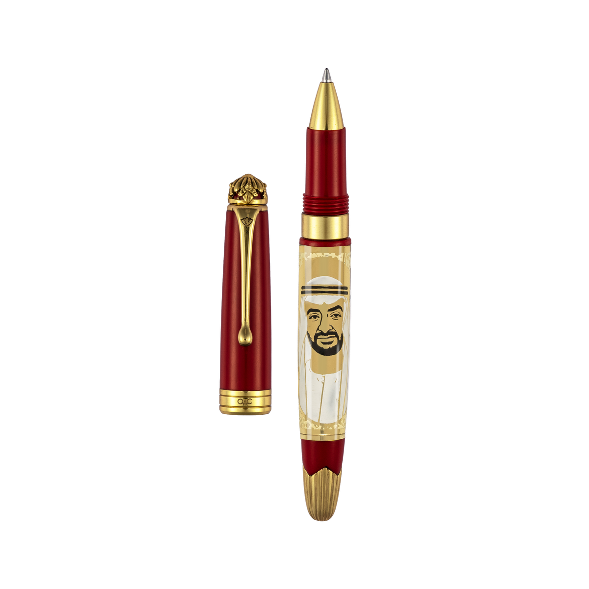 Noble Sheikh Mohammed Bin Zayed Bin Sultan Al Nahyan Roller Ball Pen Red