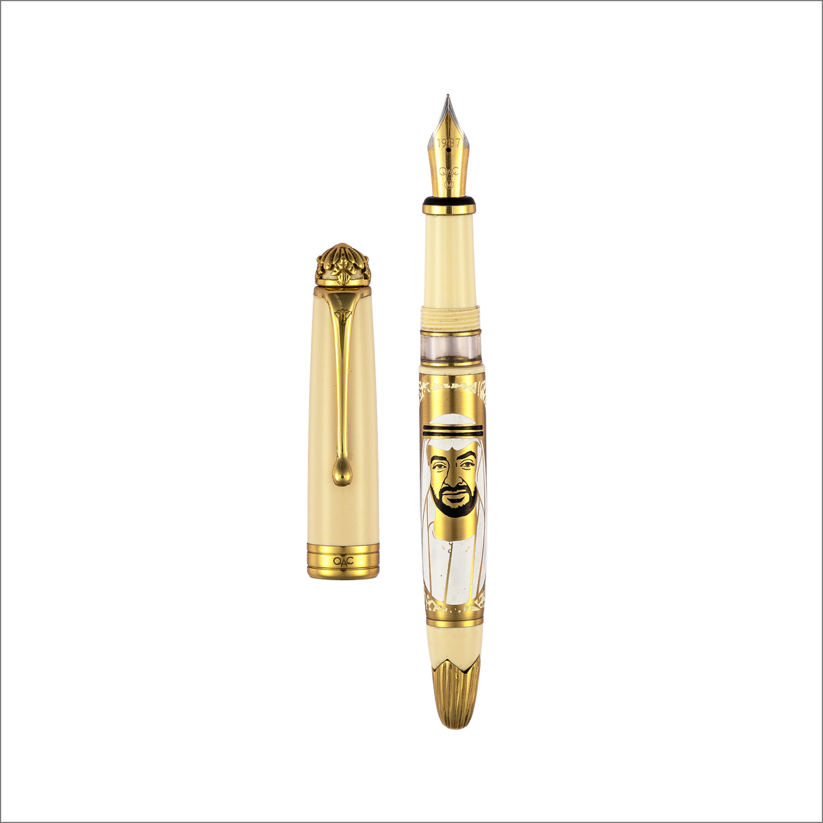 Imperial Sheikh Mohammed Bin Zayed Bin Sultan Al Nahyan Fountain Pen Ivory