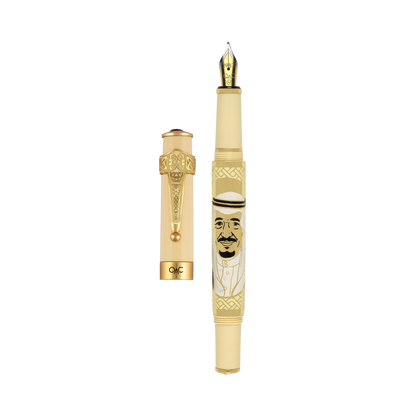 Imperial Sheikh Salman bin Abdulaziz Al Saud Fountain Pen Ivory