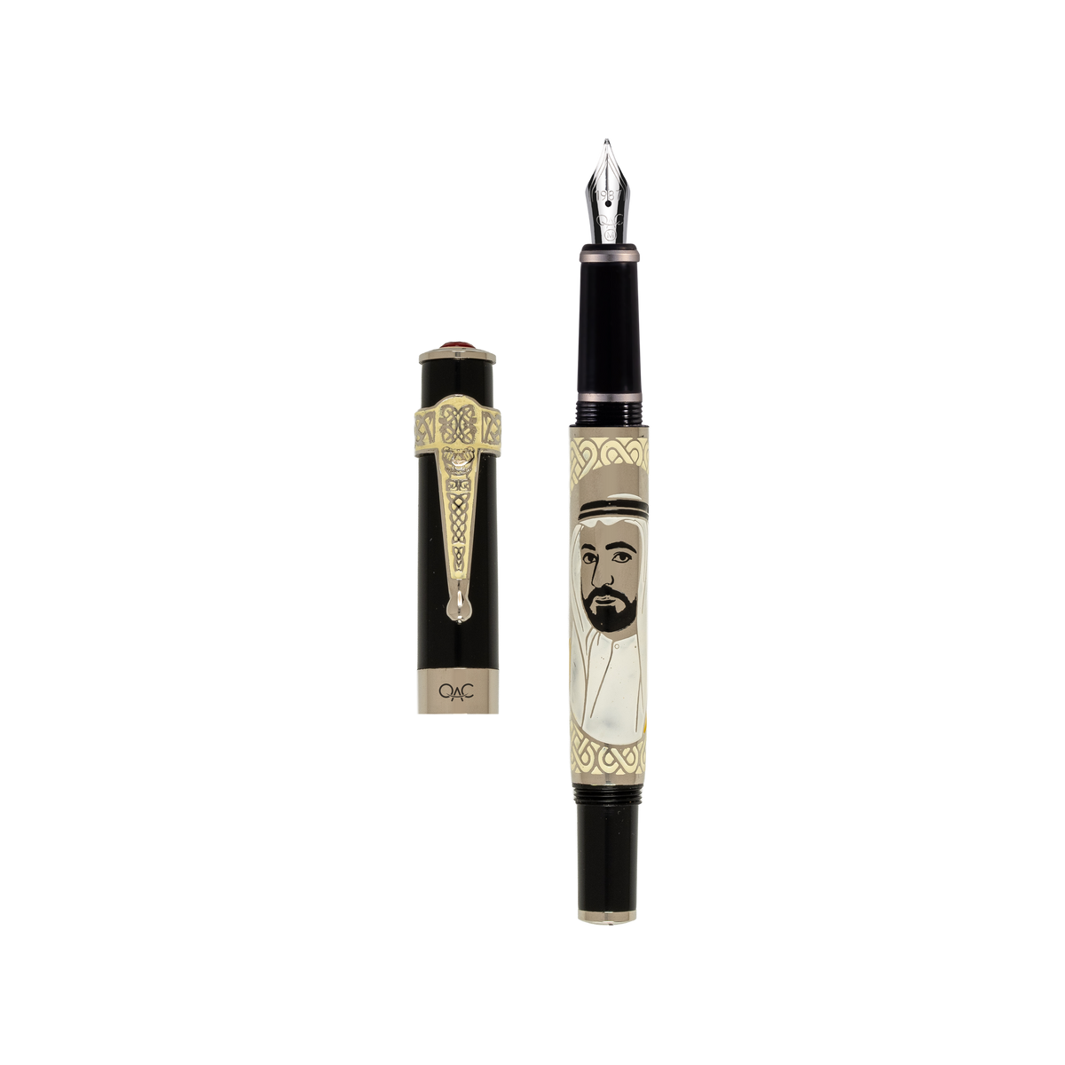 Imperial Sheikh Sultan bin Muhammad Al-Qasimi Fountain Pen Black