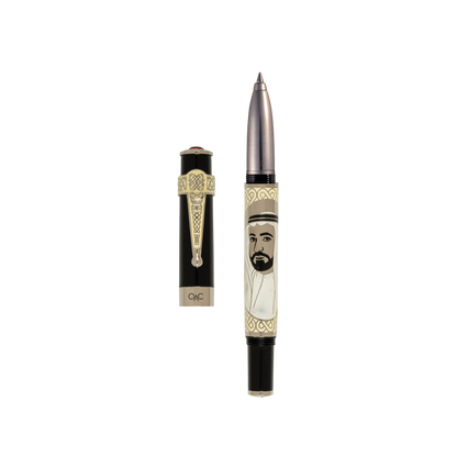 Imperial Sheikh Sultan bin Muhammad Al-Qasimi Roller Ball Pen Black