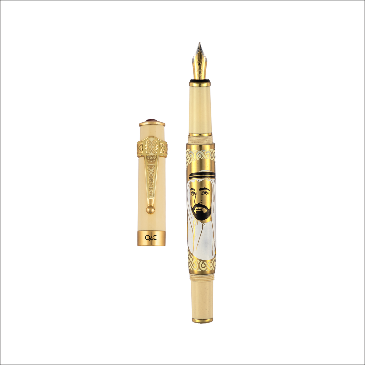 Imperial Sheikh Sultan bin Muhammad Al-Qasimi Fountain Pen Ivory
