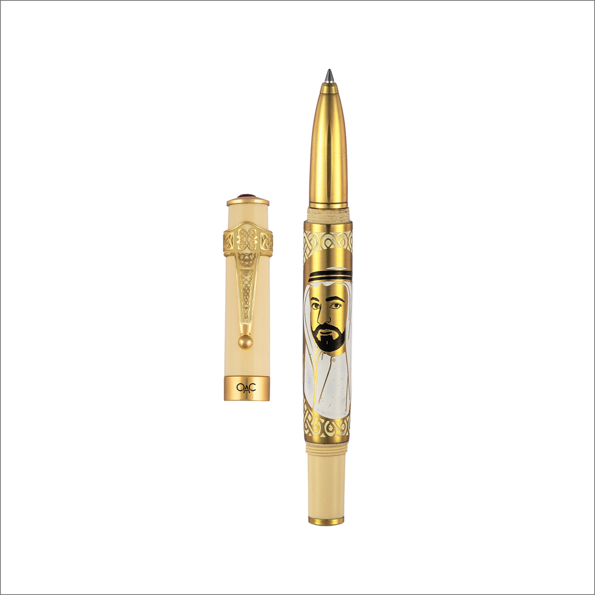 Imperial Sheikh Sultan bin Muhammad Al-Qasimi Roller Ball Pen Ivory