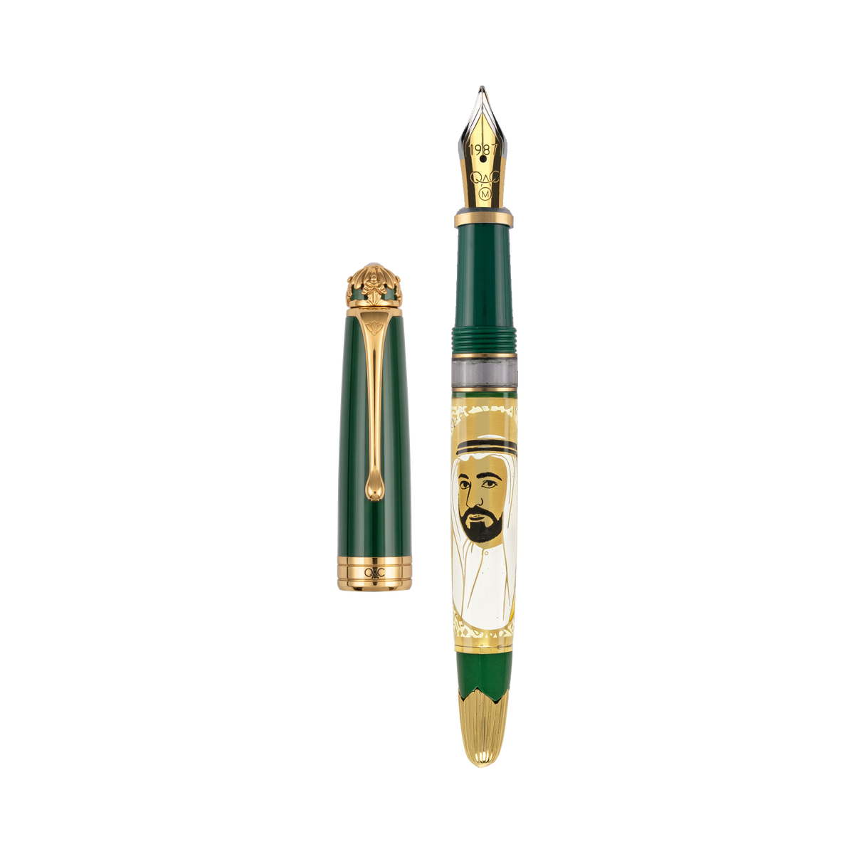 Noble Sheikh Muhammed Al Qasimi Fountain Pen Green