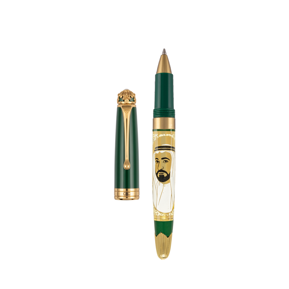 Noble Sheikh Muhammed Al Qasimi Roller Ball Pen Green