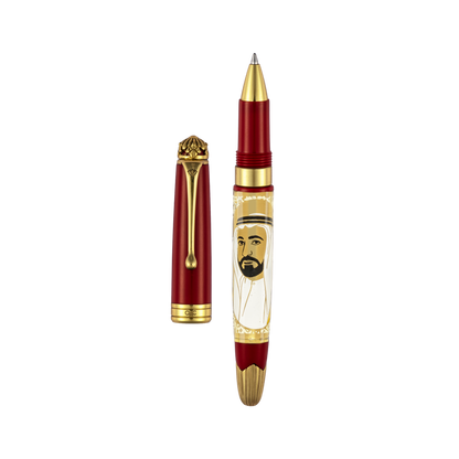 Noble Sheikh Sultan bin Muhammad Al-Qasimi Roller Ball Pen Red