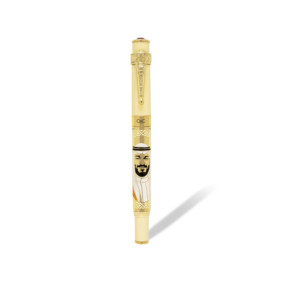Imperial Shiekh Mohammed bin Salman Al Saud Roller Ball Pen Ivory