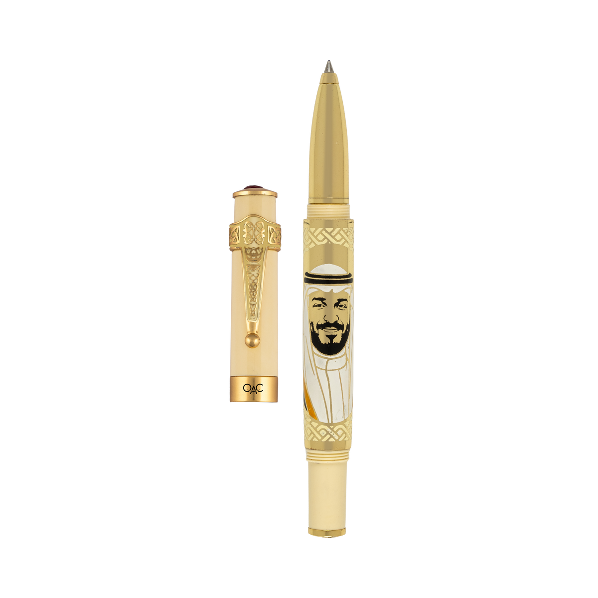 Imperial Sheikh Mohammed Bin Zayed Bin Sultan Al Nahyan Fountain Pen Red