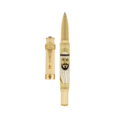 Imperial Shiekh Mohammed bin Salman Al Saud Roller Ball Pen Ivory