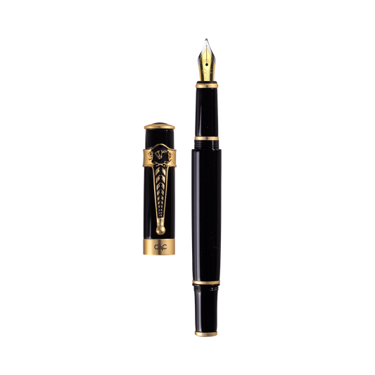 Autograph Classic Fountain Pen Black Gold Diplomat