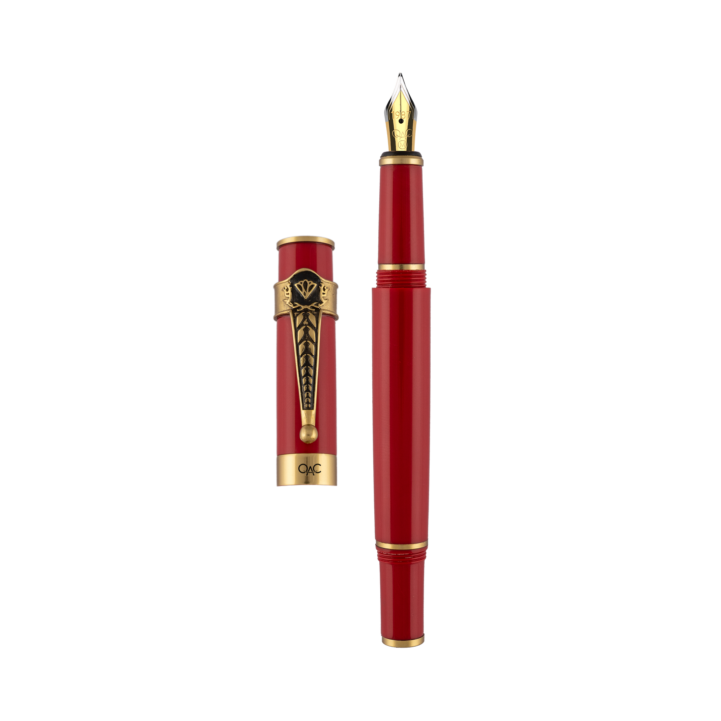 Autograph Classic Fountain Pen Red Gold Diplomat