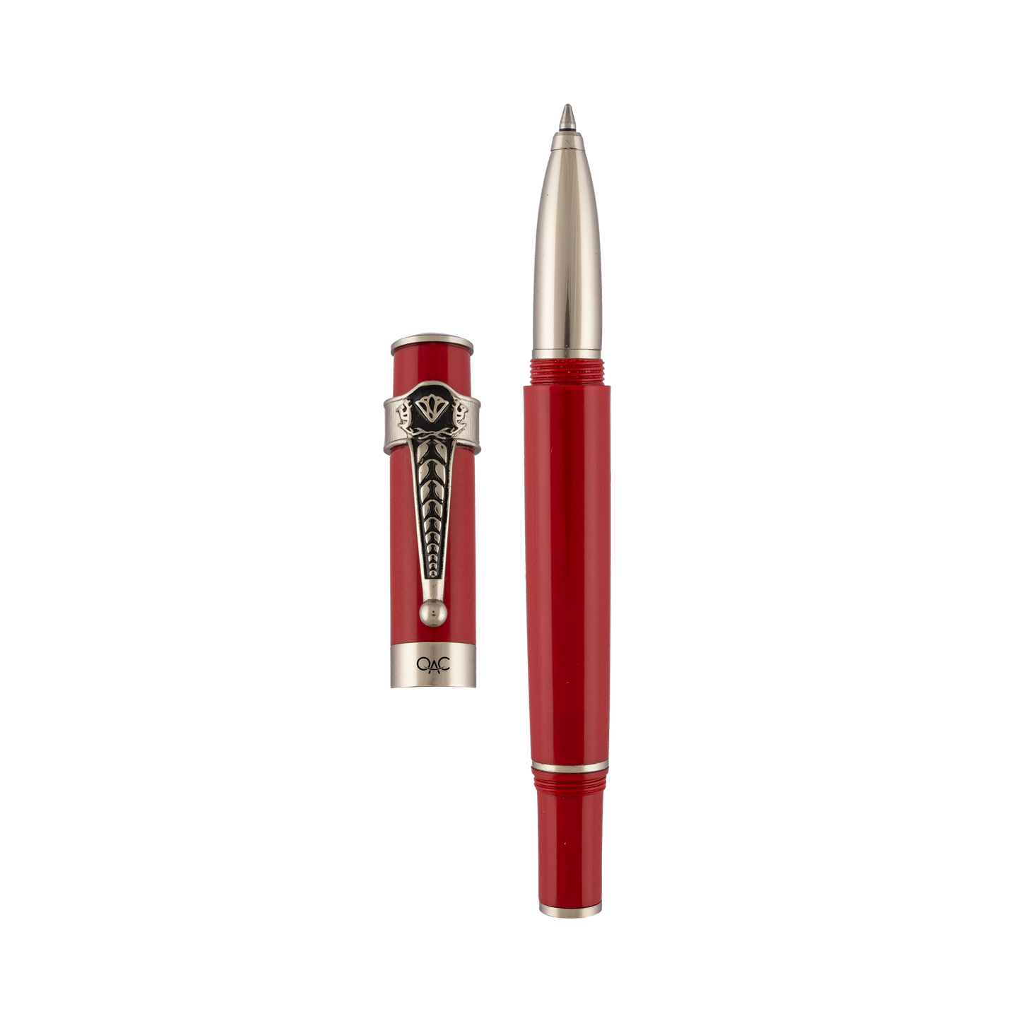 Autograph Classic Roller Ball Pen Red Platinum Diplomat