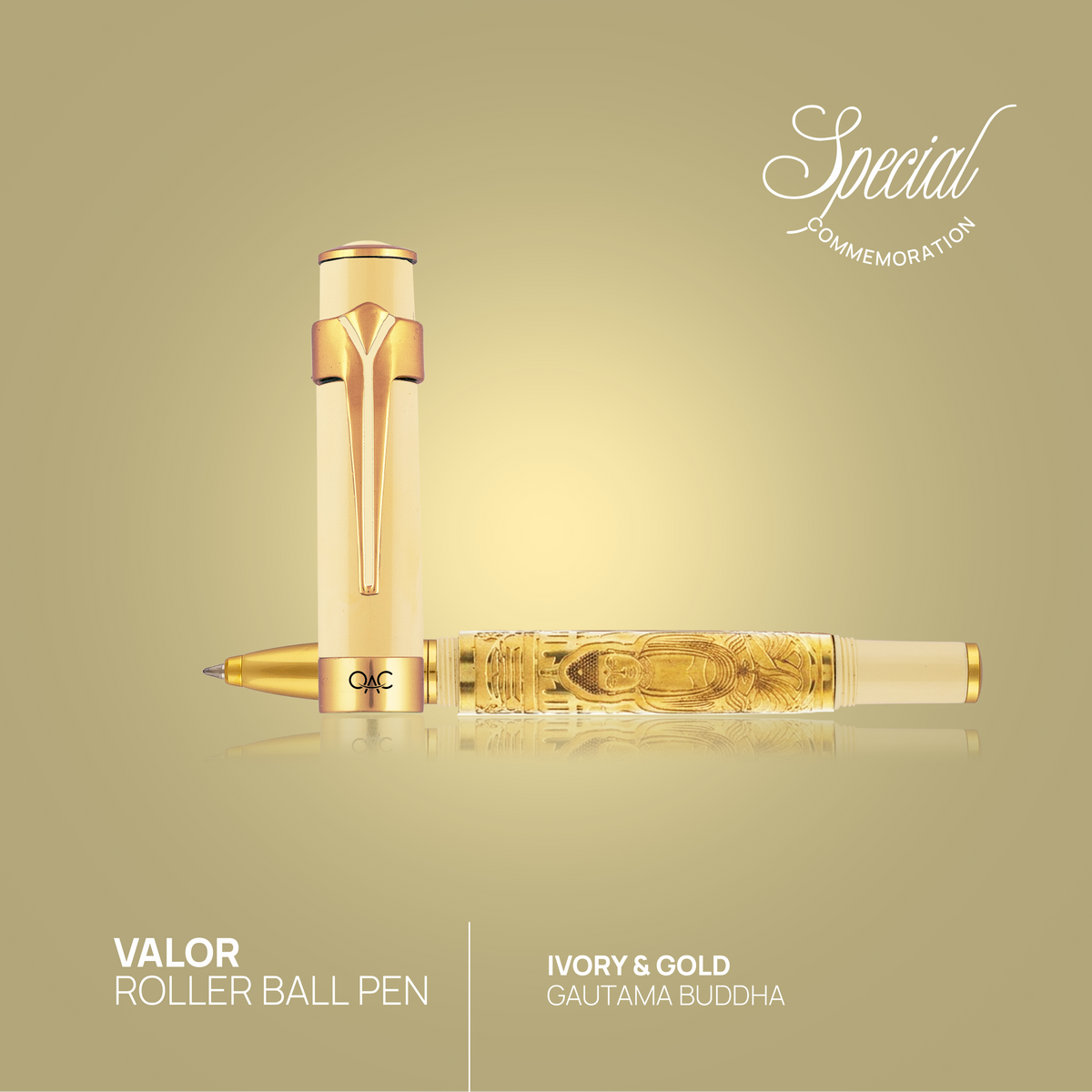 Buddha Gold Roller Ball Pen