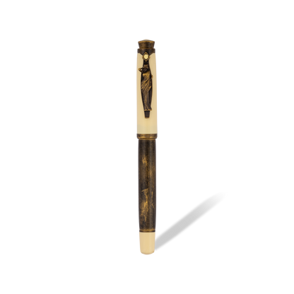Drape  Saree Clip Fountain pen Ivory