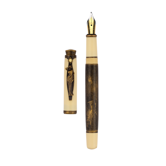 Drape Saree Clip Fountain Pen Ivory