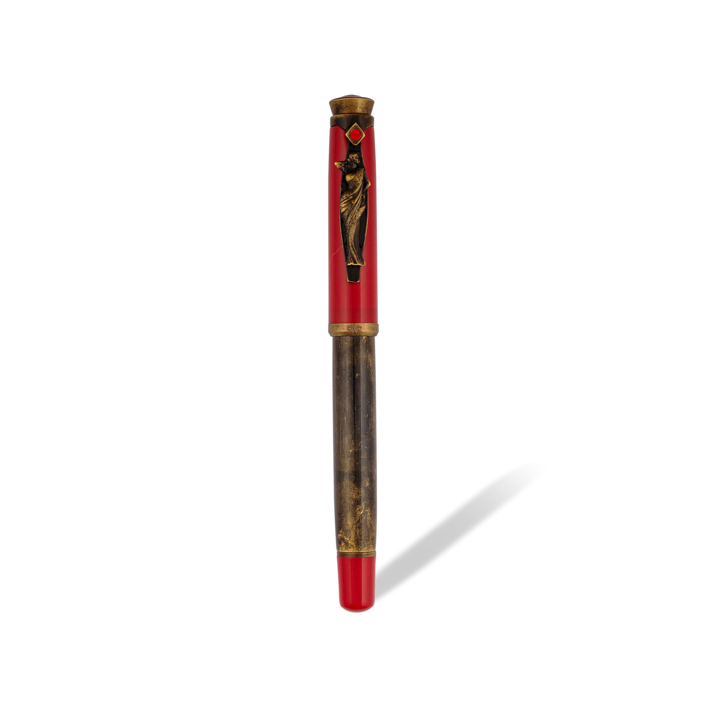 Drape  Saree Clip Fountain pen Red