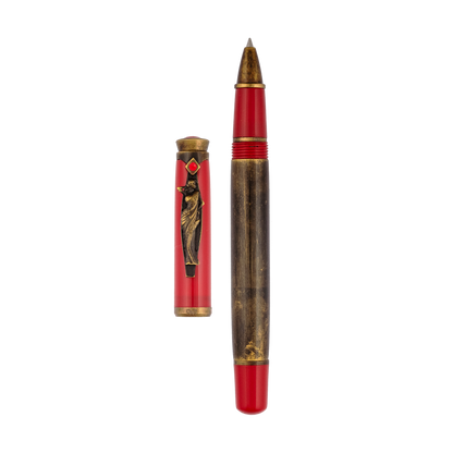 Drape  Saree Clip Roller ball pen Red
