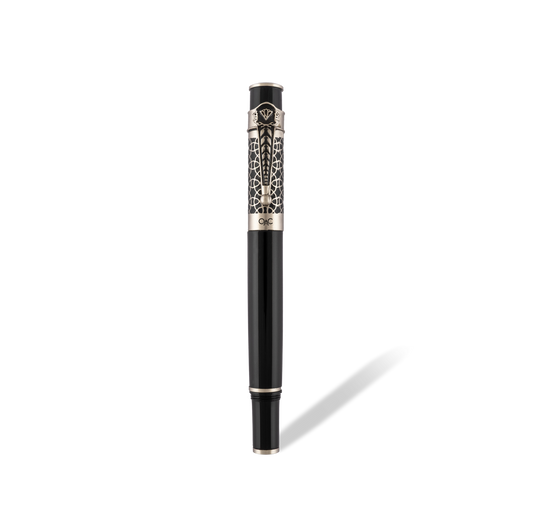 Autograph Ebony Silver Roller Ball Pen