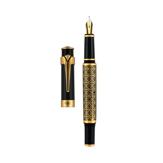 Valor Ebony Diamond Fountain Pen