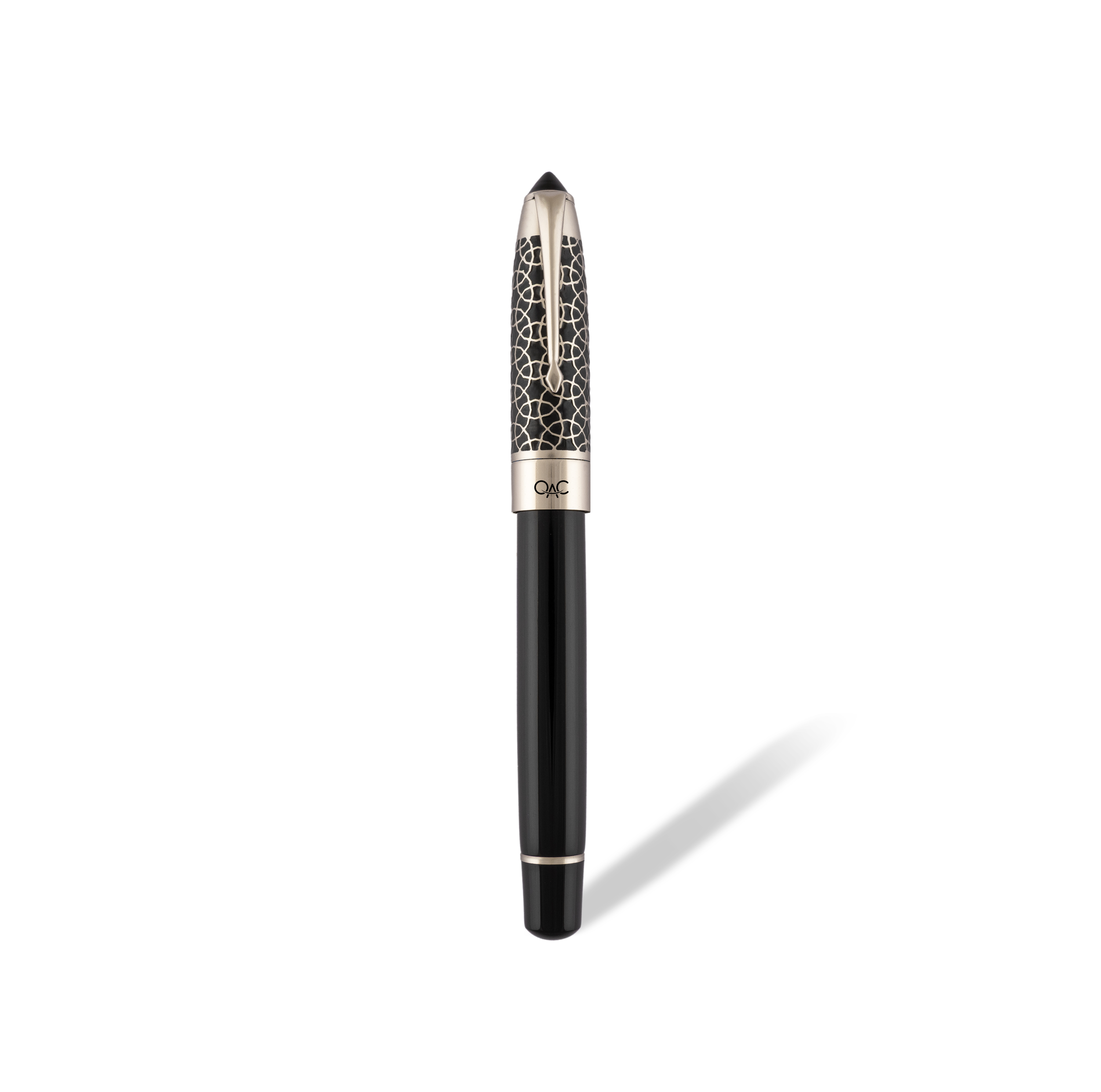 Epic Ebony Silver Roller Ball Pen – OAC