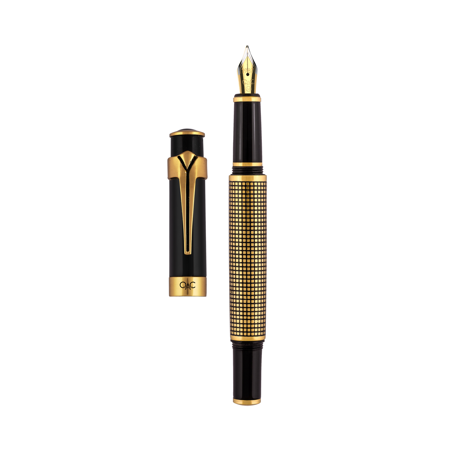 Valor Ebony X Hatch Fountain Pen