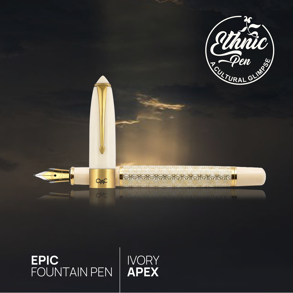 Epic Ivory Apex Fountain Pen