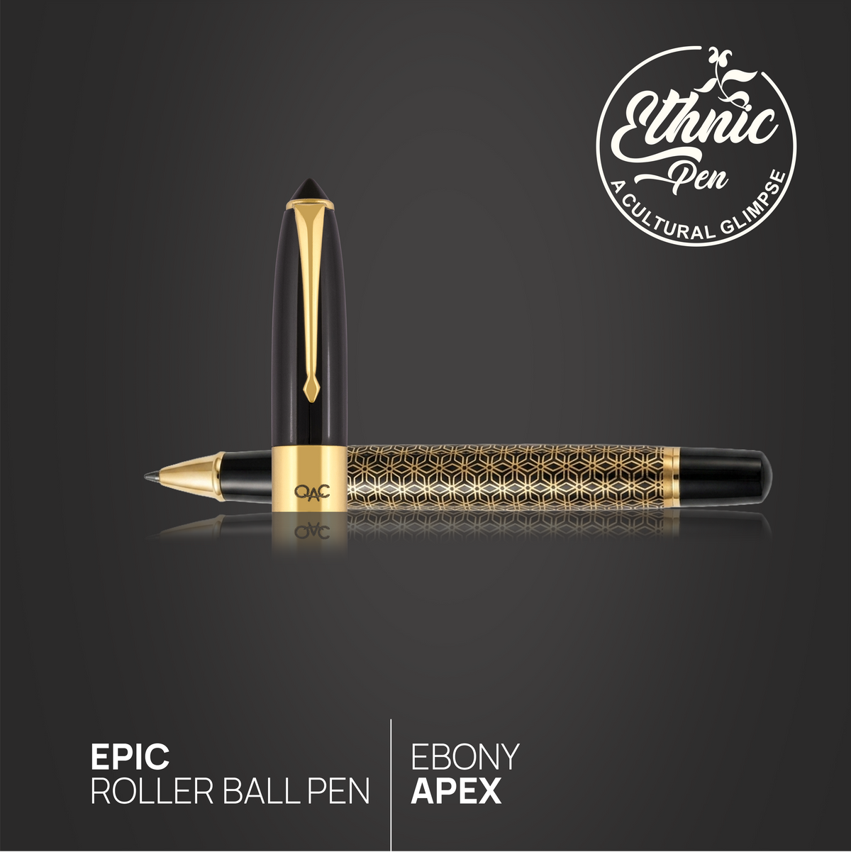 Epic Ebony Apex Roller Ball Pen
