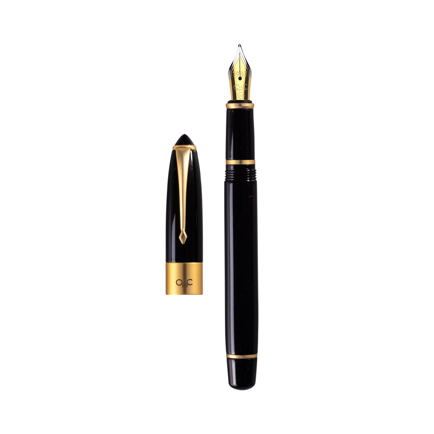 Epic Classic Fountain Pen Black Gold Diplomat