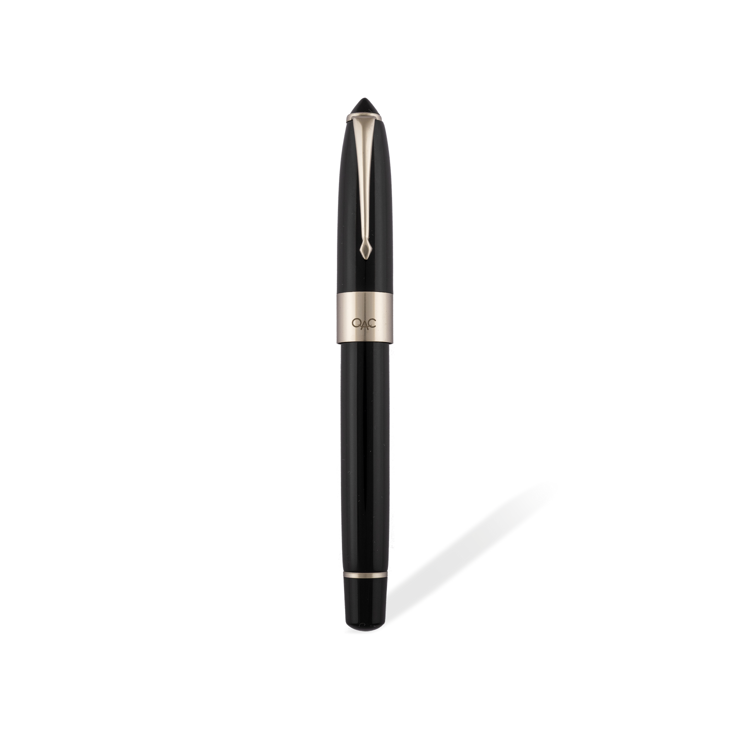 Epic Classic Fountain Pen Black Platinum Diplomat