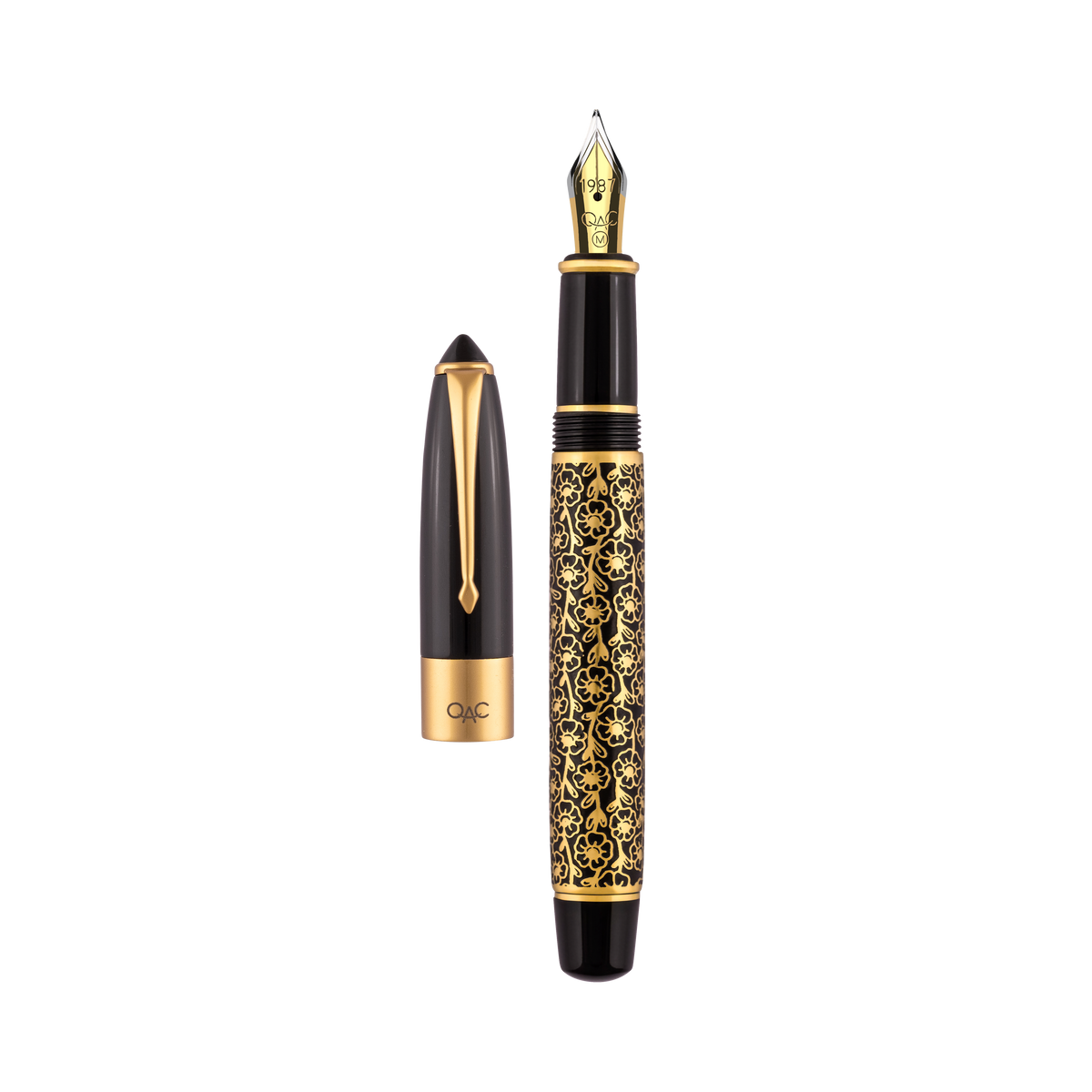 Epic Ebony Blossom Fountain Pen