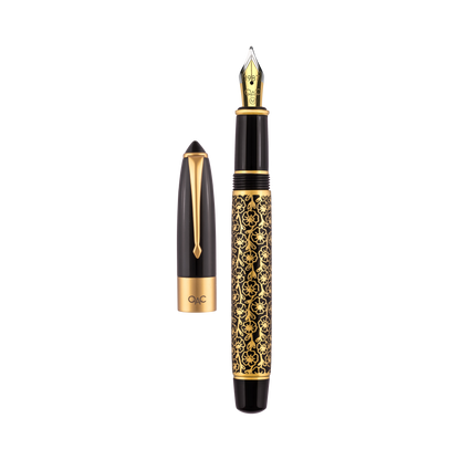 Epic Ebony Blossom Fountain Pen