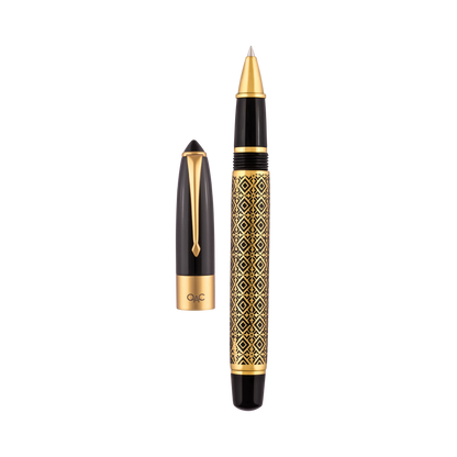 Epic Ebony Diamond Roller Ball Pen
