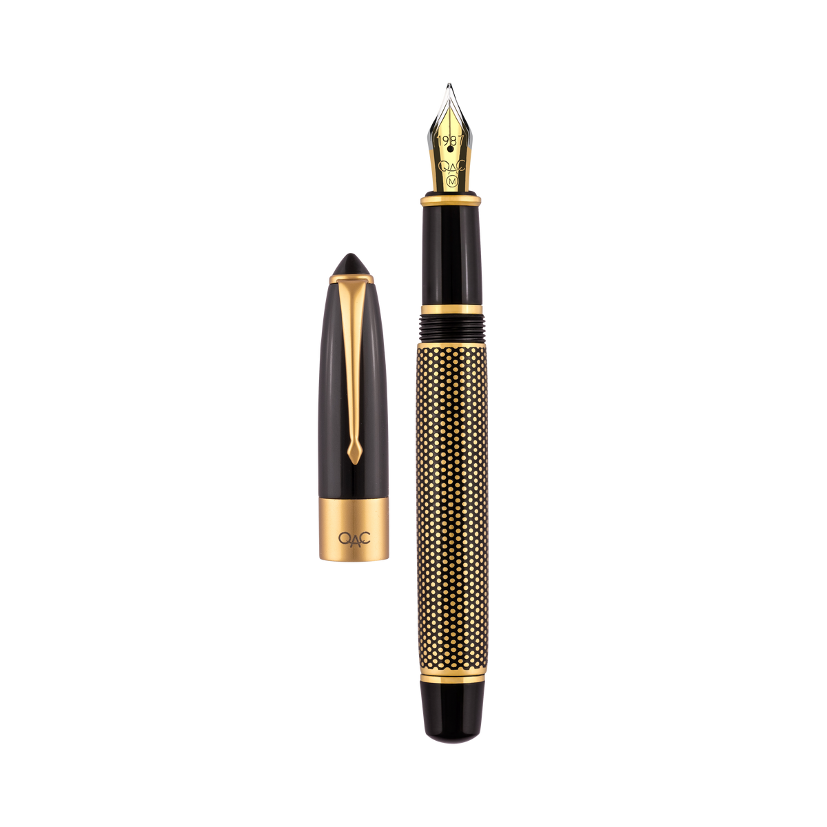 Epic Ebony Polka Dot Fountain Pen