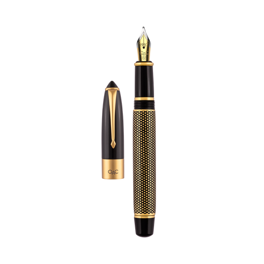 Epic Ebony Polka Dot Fountain Pen