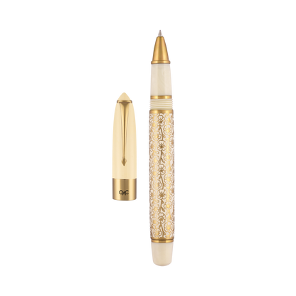 Epic Ivory Blossom Roller Ball Pen