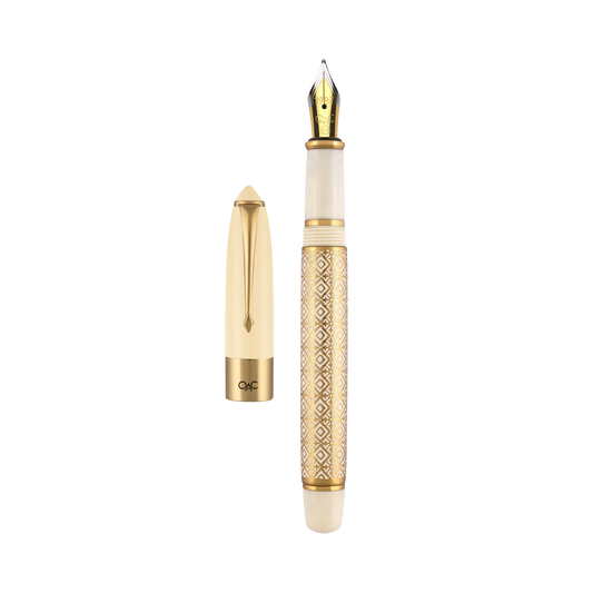 Epic Ivory Diamond Fountain Pen