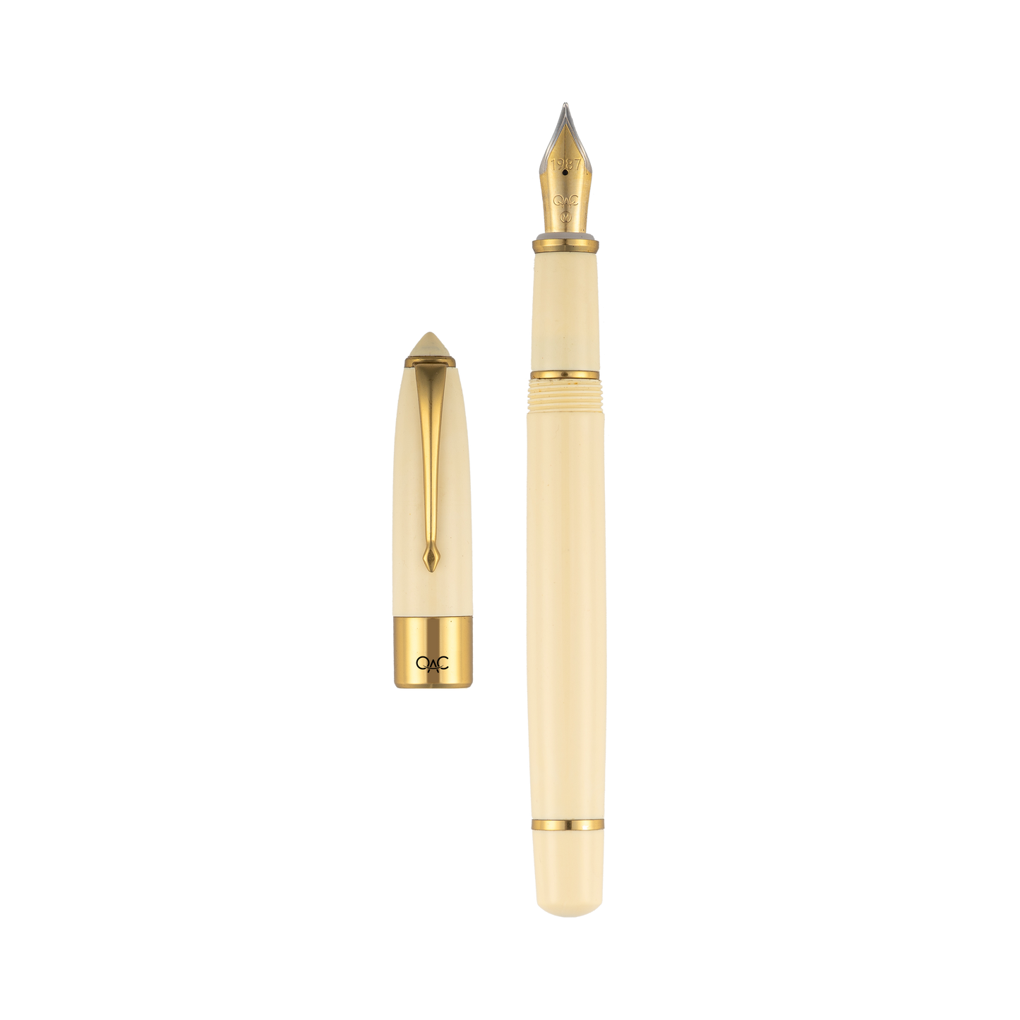 Epic Classic Fountain Pen Ivory Gold Diplomat