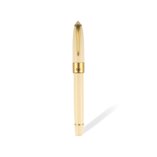 Epic Classic Fountain Pen Ivory Gold Diplomat