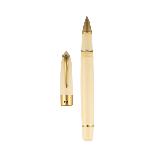 Epic Classic Roller Ball Pen Ivory Gold Diplomat