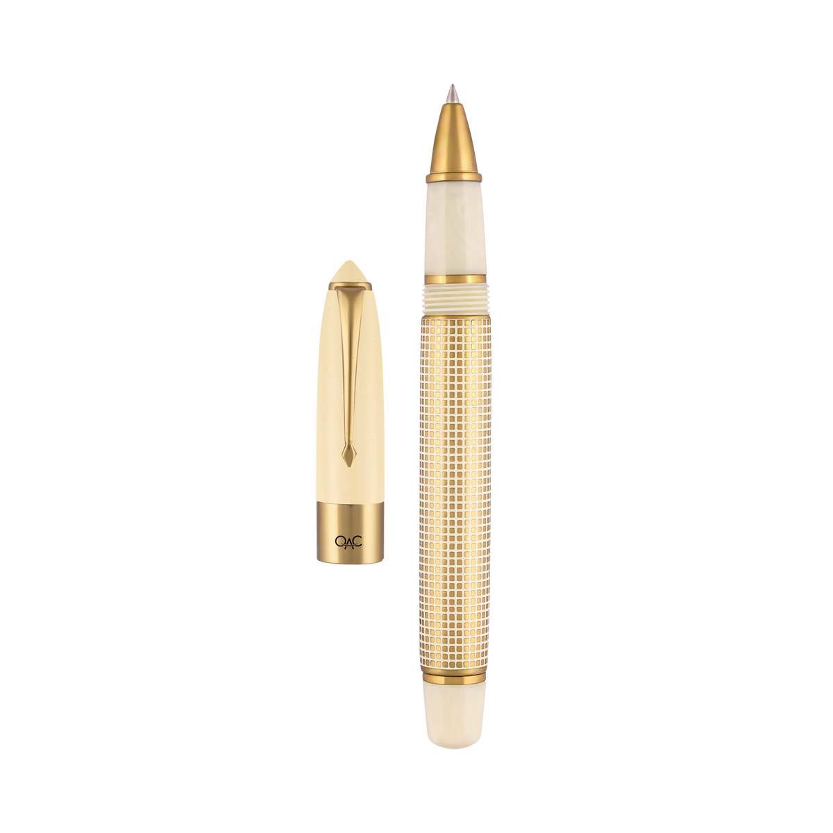 Epic Ivory X Hatch Roller Ball Pen