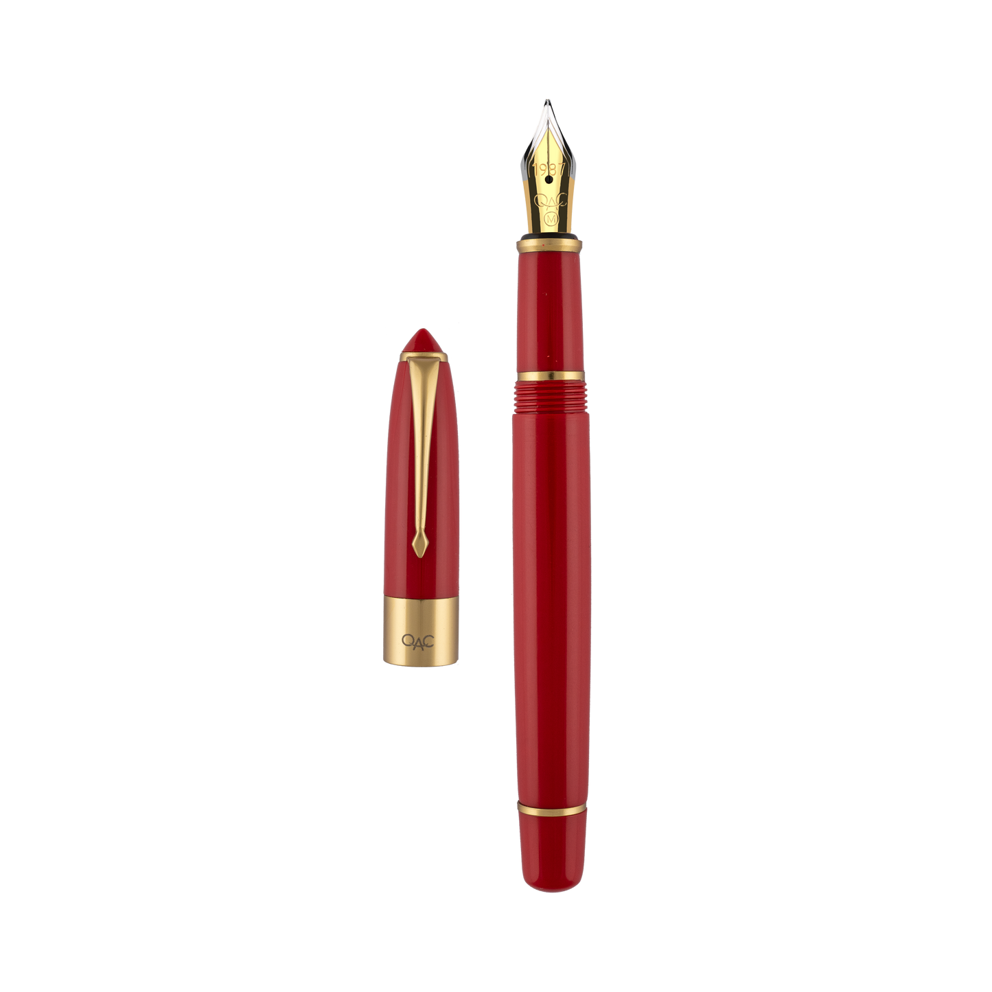 Epic Classic Fountain Pen Red Gold Diplomat