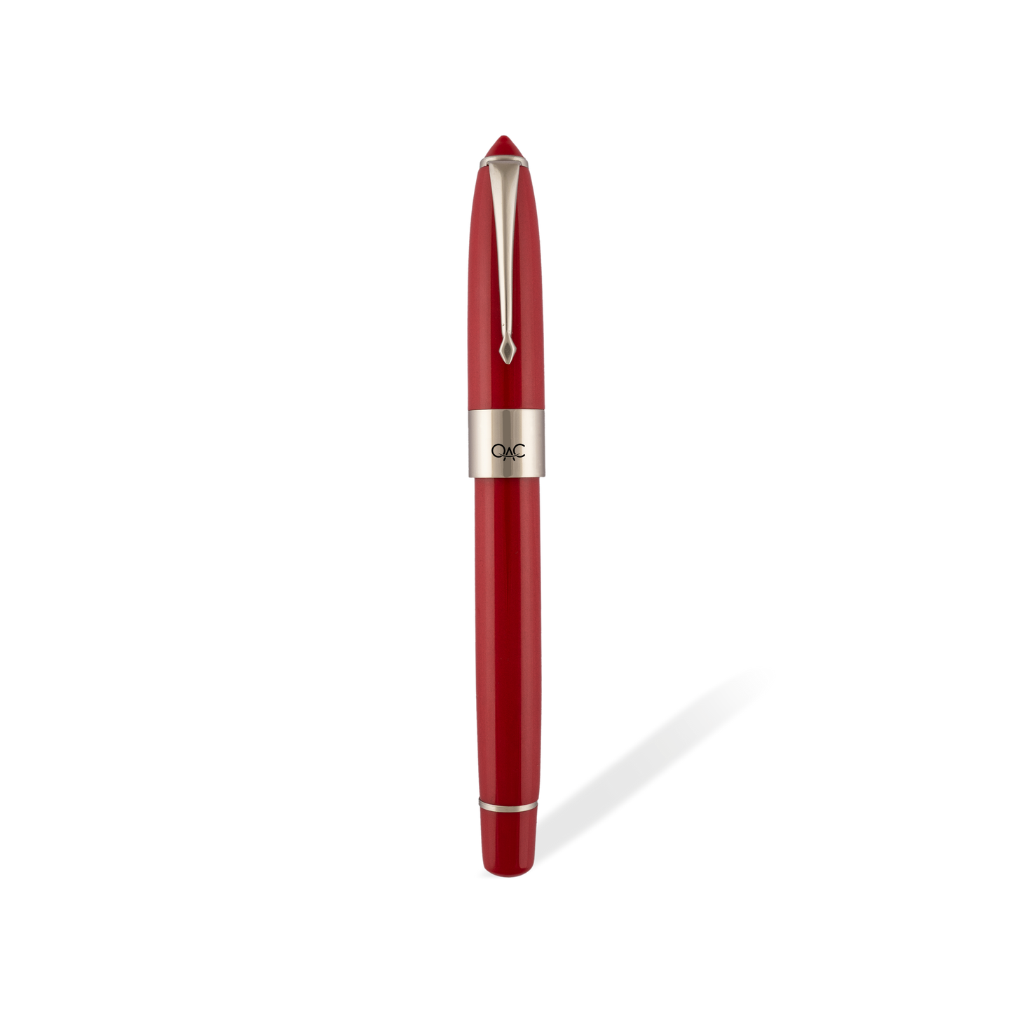 Epic Classic Fountain Pen Red Platinum Diplomat