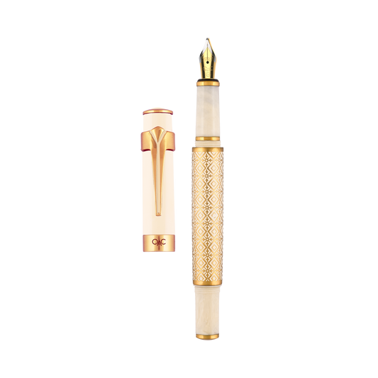 Valor Ivory Diamond Fountain Pen