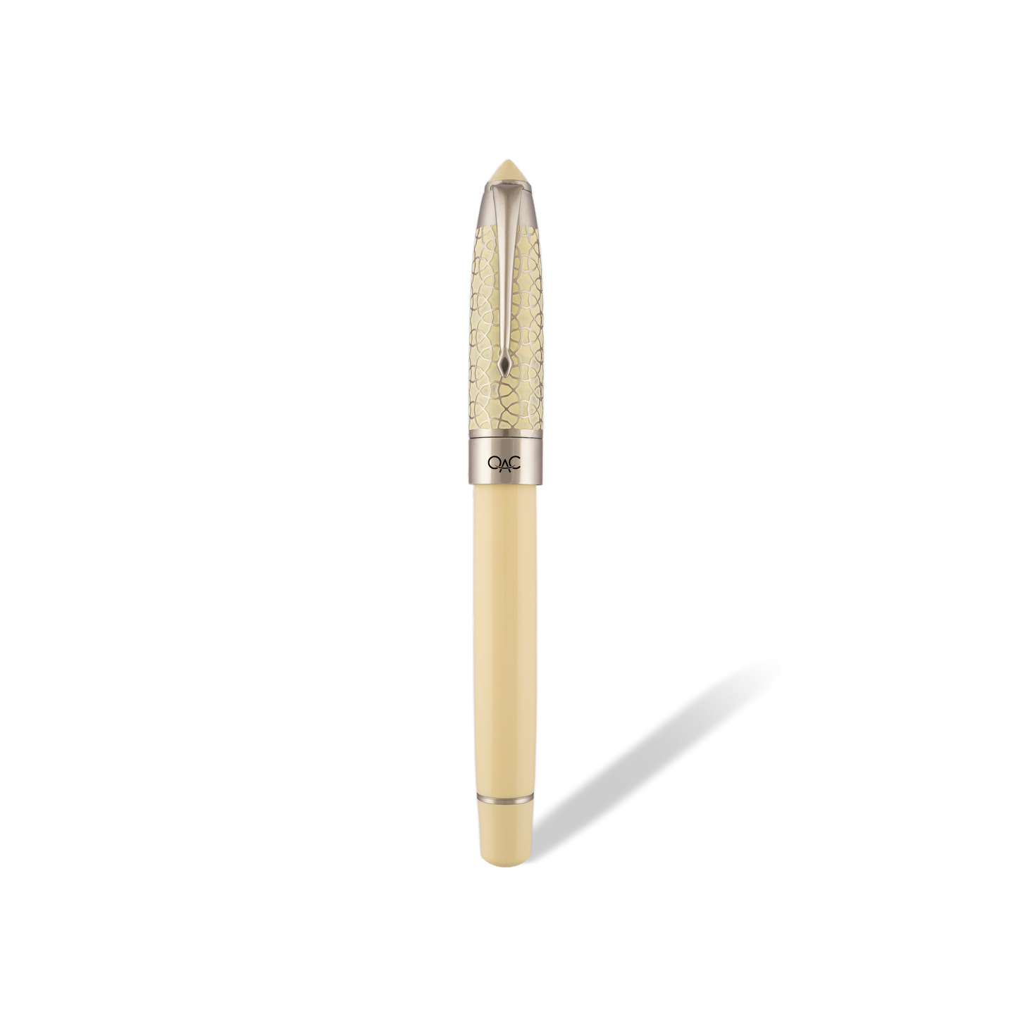 Epic Ivory Silver Roller Ball Pen