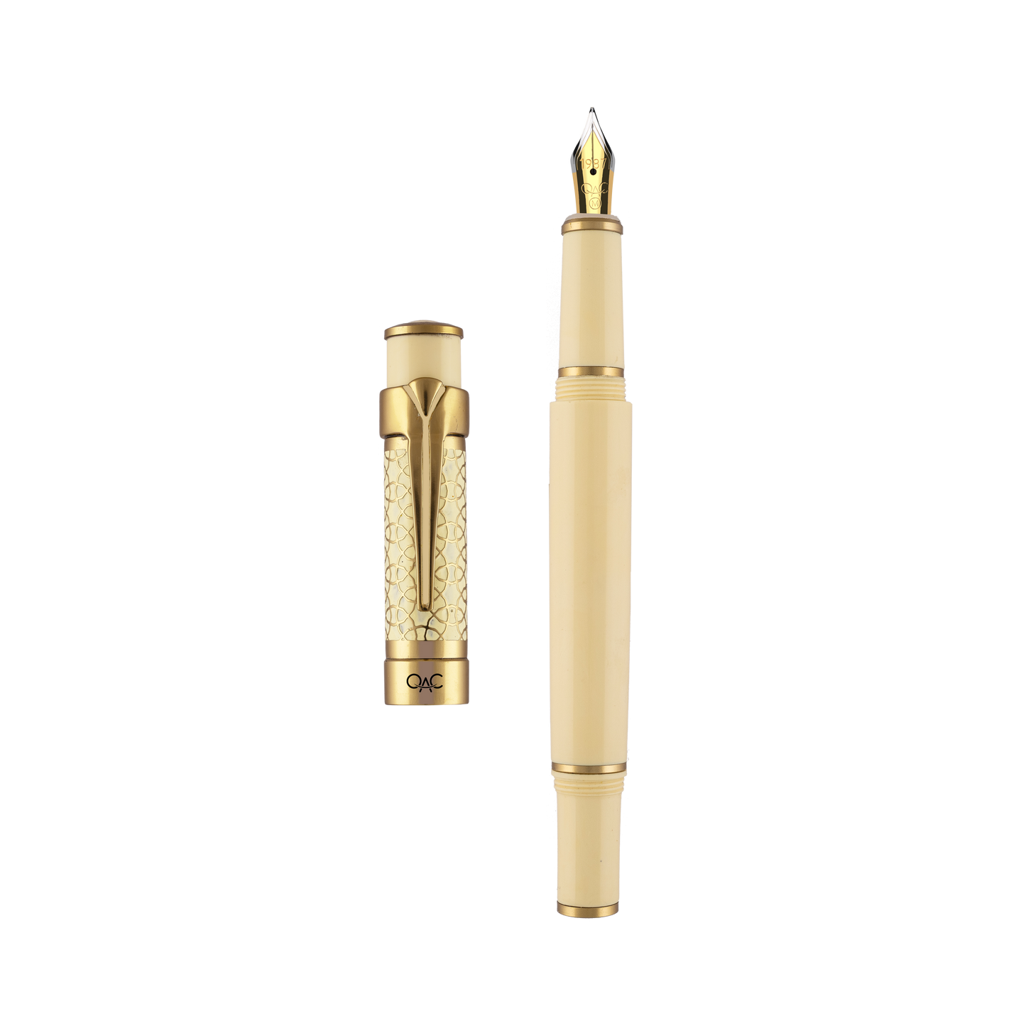 Valor Ivory Gold Fountain Pen