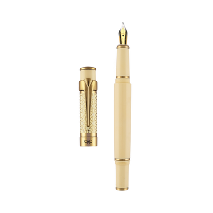 Valor Ivory Gold Fountain Pen
